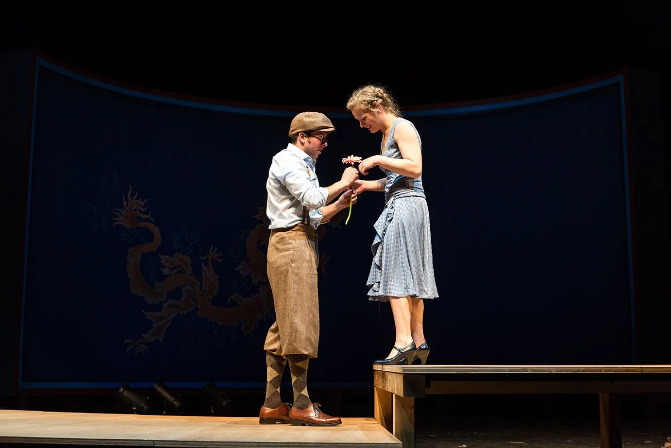 Maria Goldmann als Helene in Die Mittagsfrau, Theater Osnabrück 2013